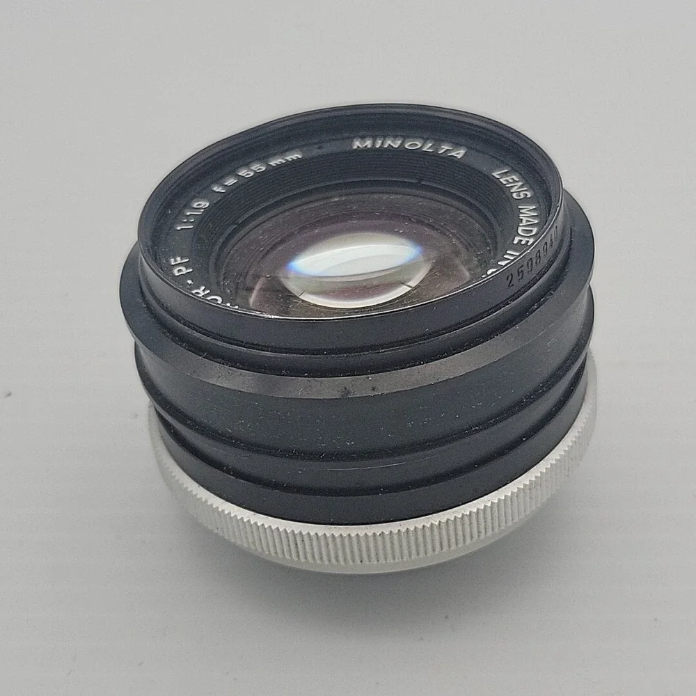 MINOLTA Lens MC‎ ROKKOR-PF 1:1.9 f=55mm Japan